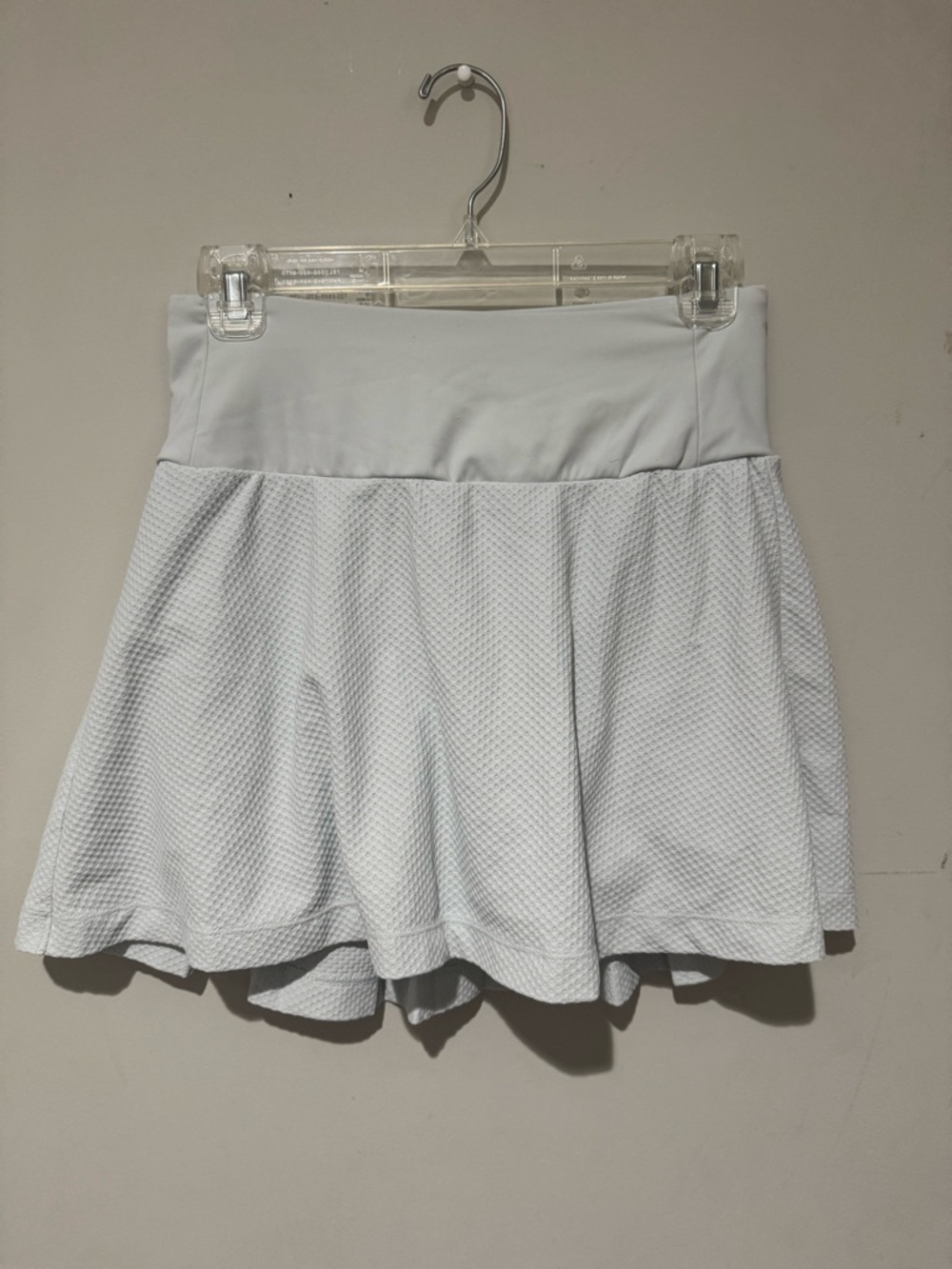 CALIA by Carrie Underwood White Textured Skater Skirt